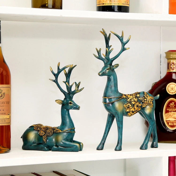Nordic Grace Deer Wall Sculpture