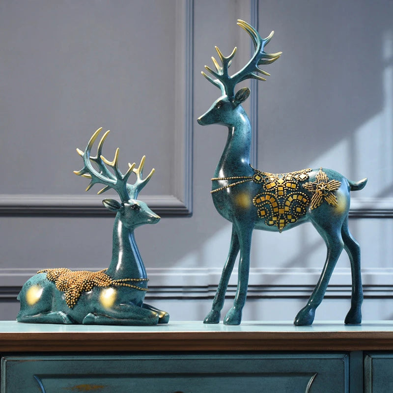 Nordic Grace Deer Wall Sculpture