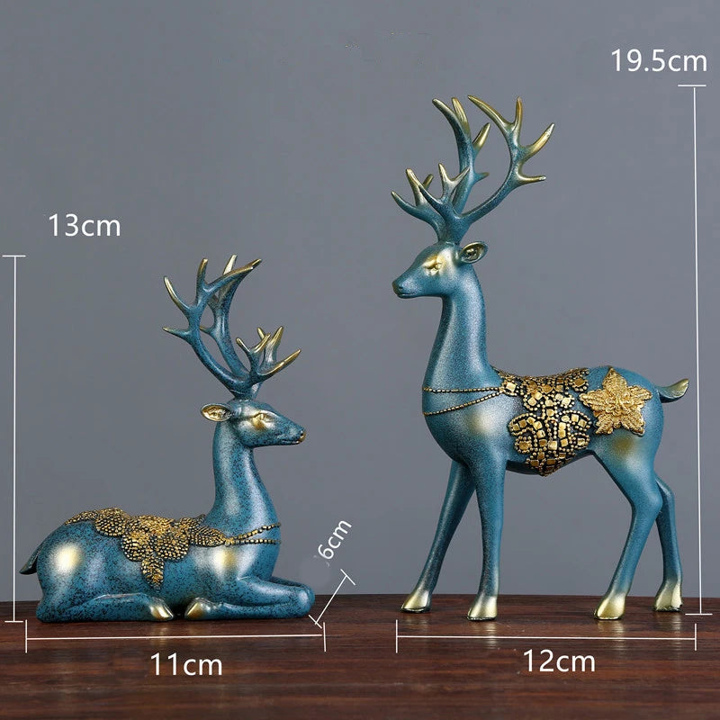 Nordic Grace Deer Wall Sculpture