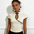 Jade Blossom Mandarin Top