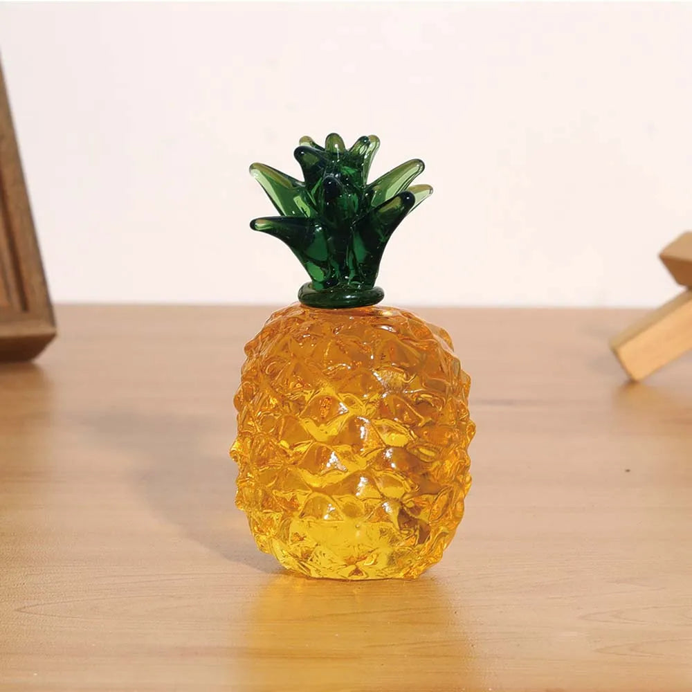 fruit Paperweight with Diamond Natural Stone