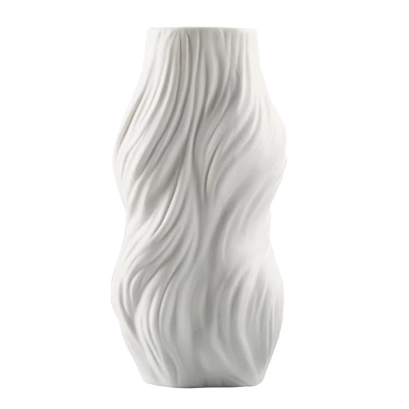 Luna Blanc Ceramic Vase