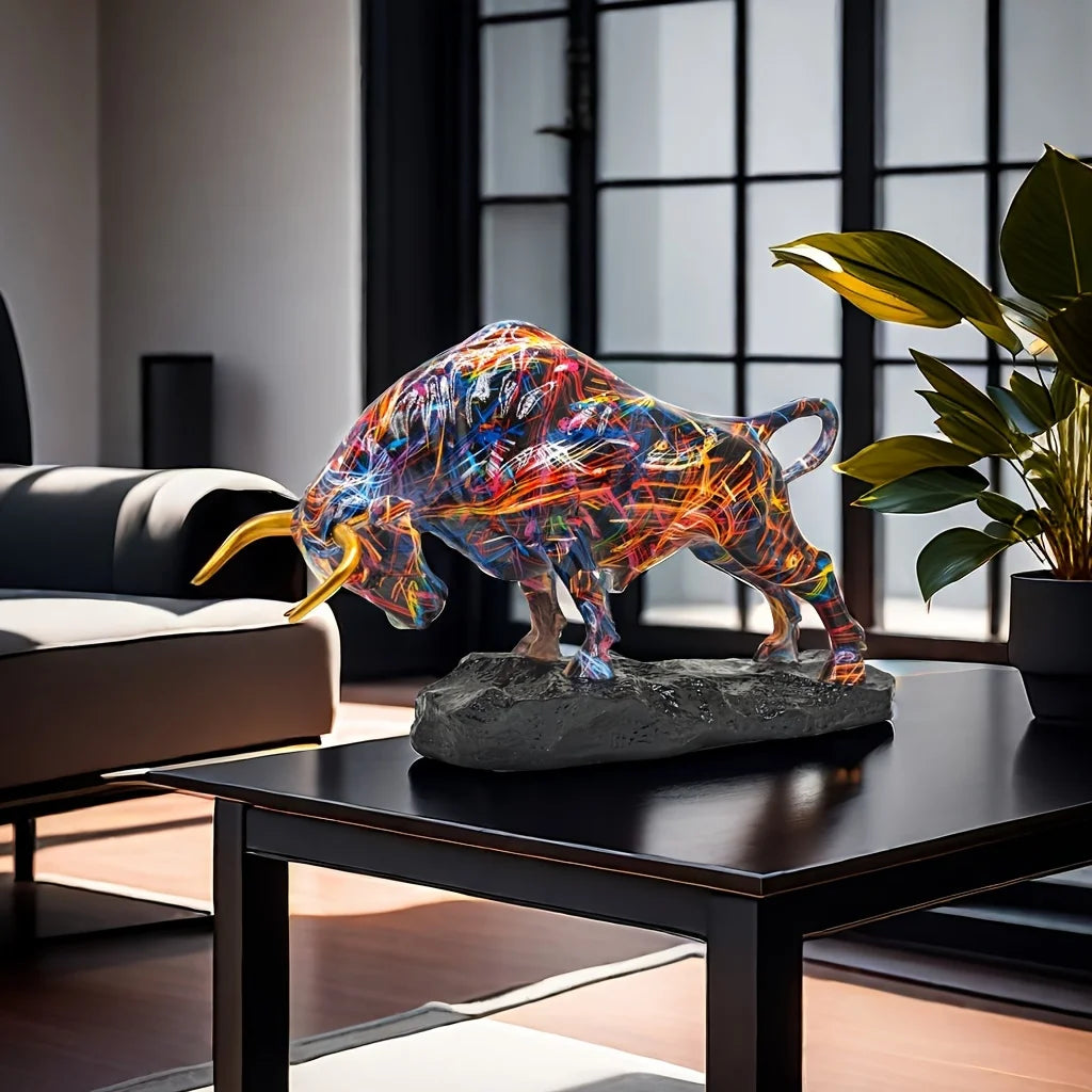 Wall Street Bronze Bull Sculpture