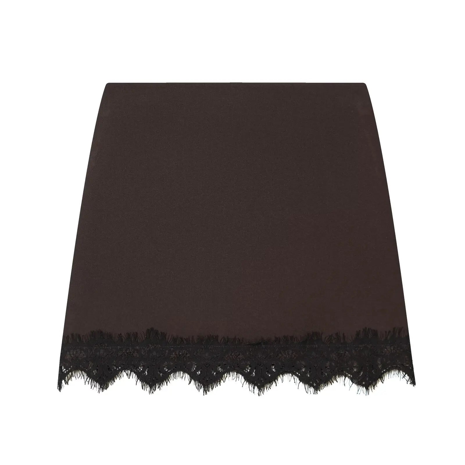 Floral Lace Pleated Mini Skirt