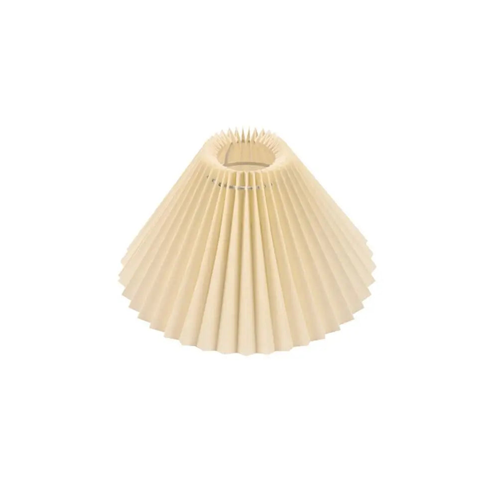 Modern Pleated Lampshade Minimalist Washable Chandelier Cover DIY Retro Table Lamp Cover Pendant Indoor Lighting Accessories