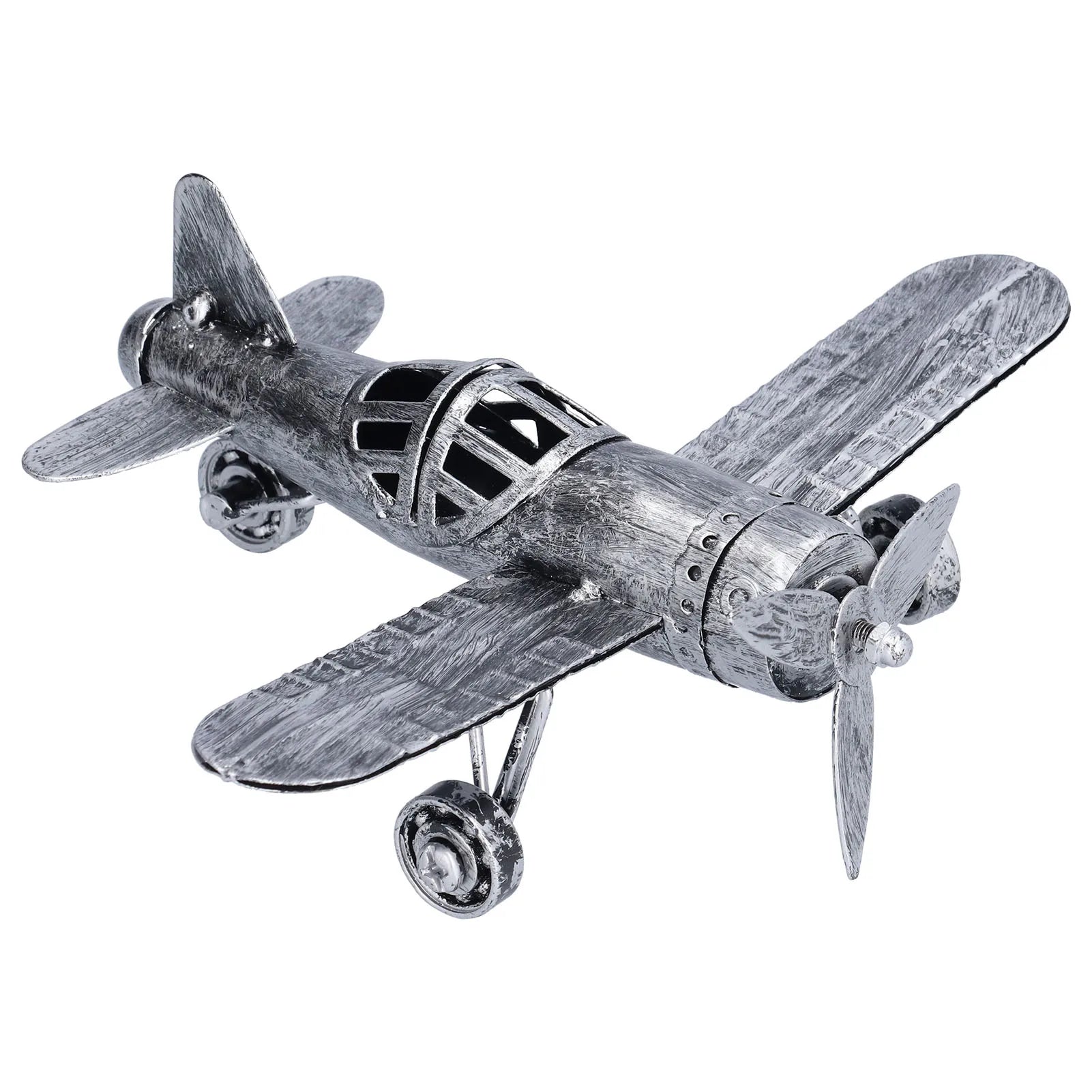 Sky Voyager Vintage Airplane Sculpture