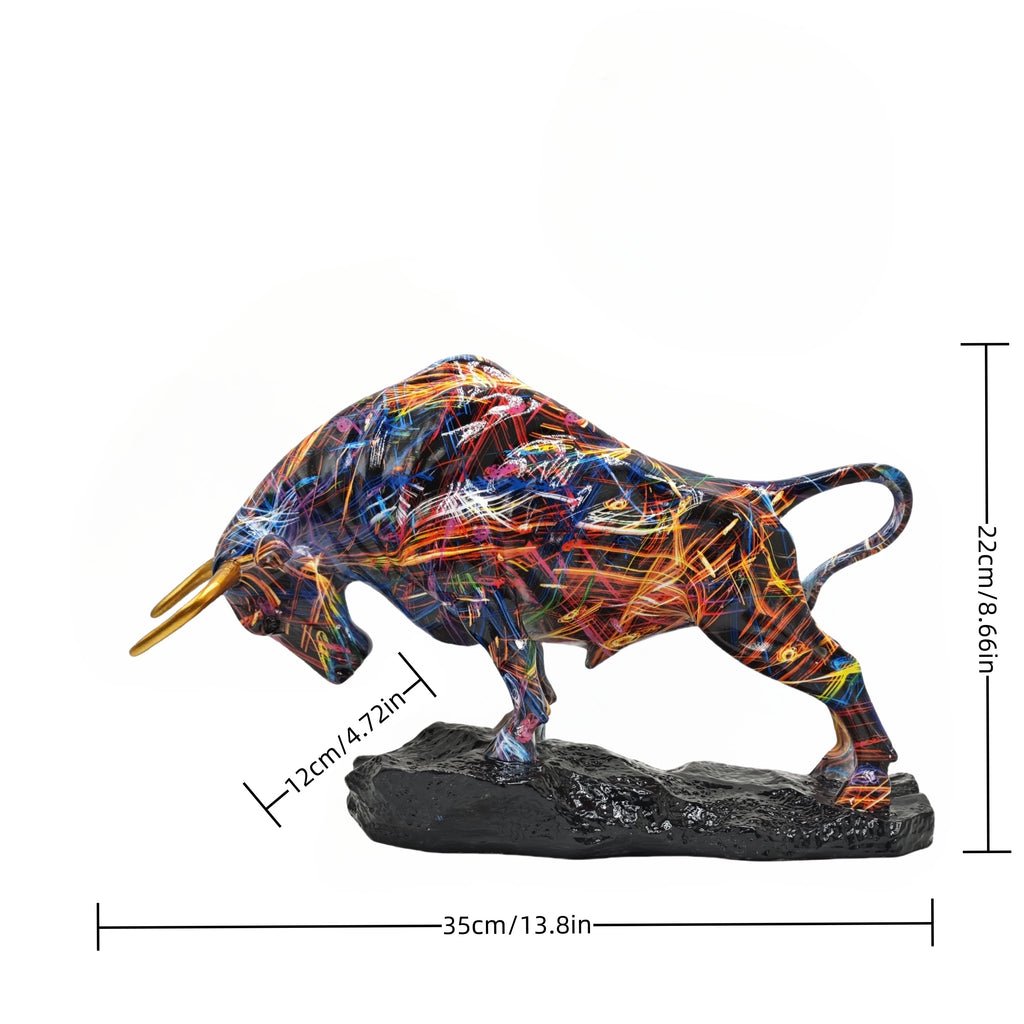 Wall Street Bronze Bull Sculpture