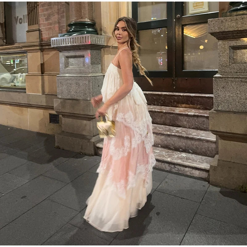 Dress Female Sweet Elegant Summer Party Lady Vestidos