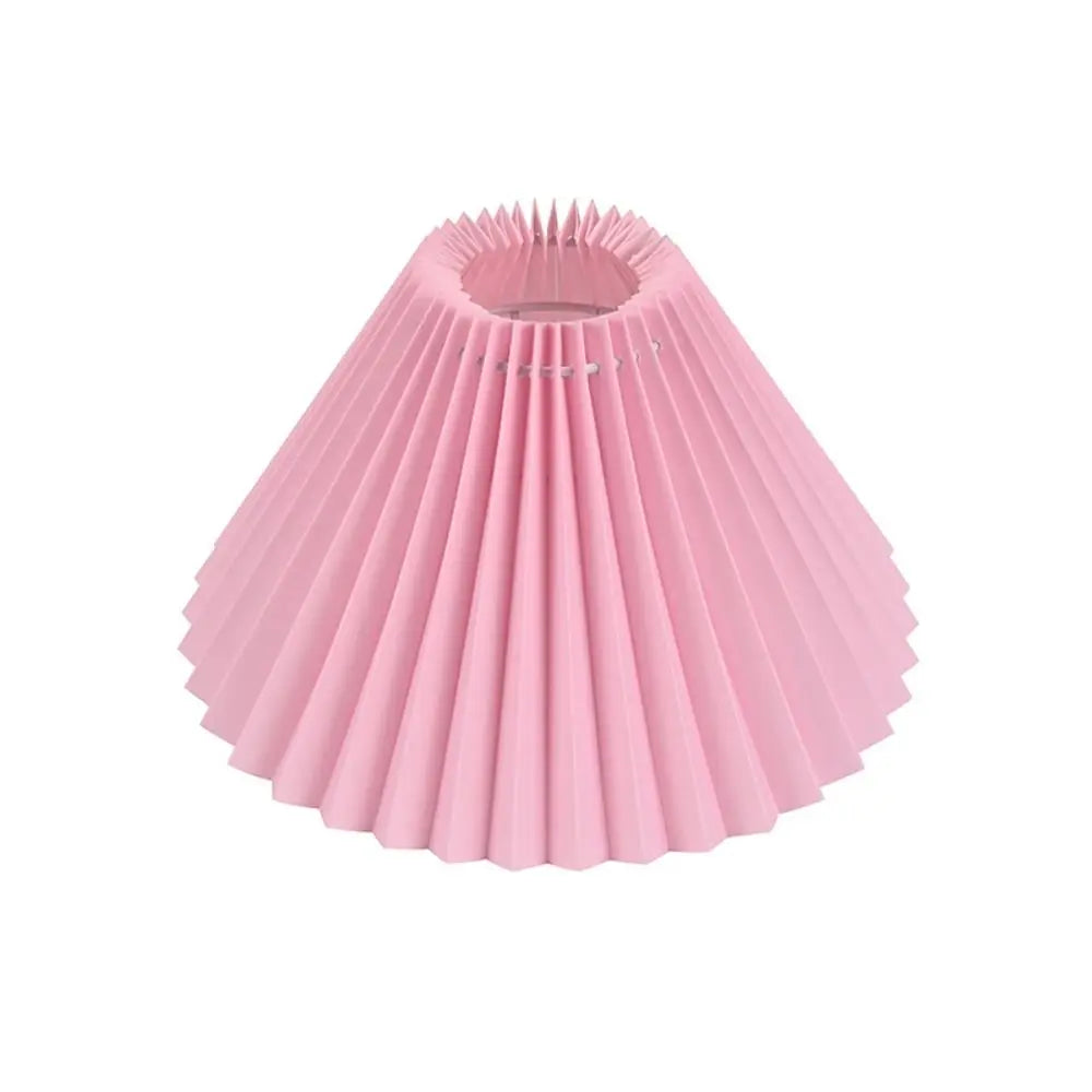 Modern Pleated Lampshade Minimalist Washable Chandelier Cover DIY Retro Table Lamp Cover Pendant Indoor Lighting Accessories
