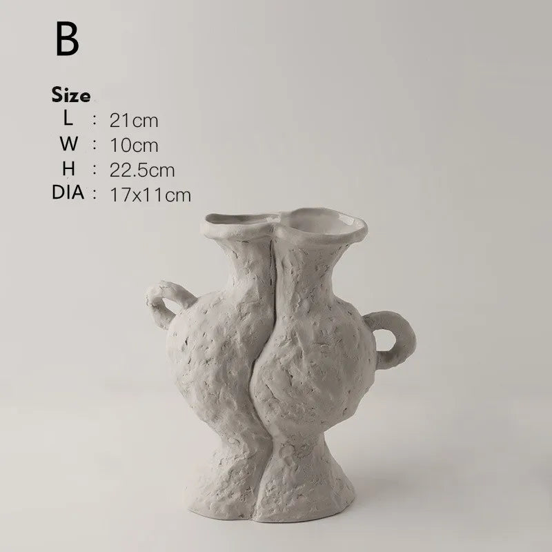 Nordic Mist Ceramic Hydro Vase