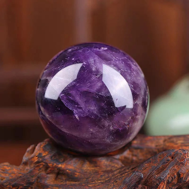 Natural Crystal Harmony Sphere Set