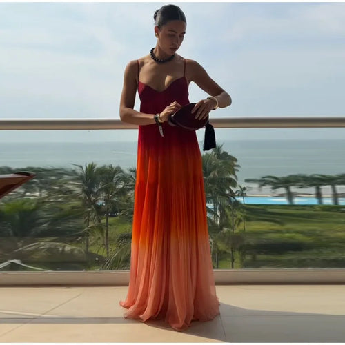 Aura Gradient Maxi Dress