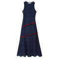 Azure Breeze Backless Maxi Dress