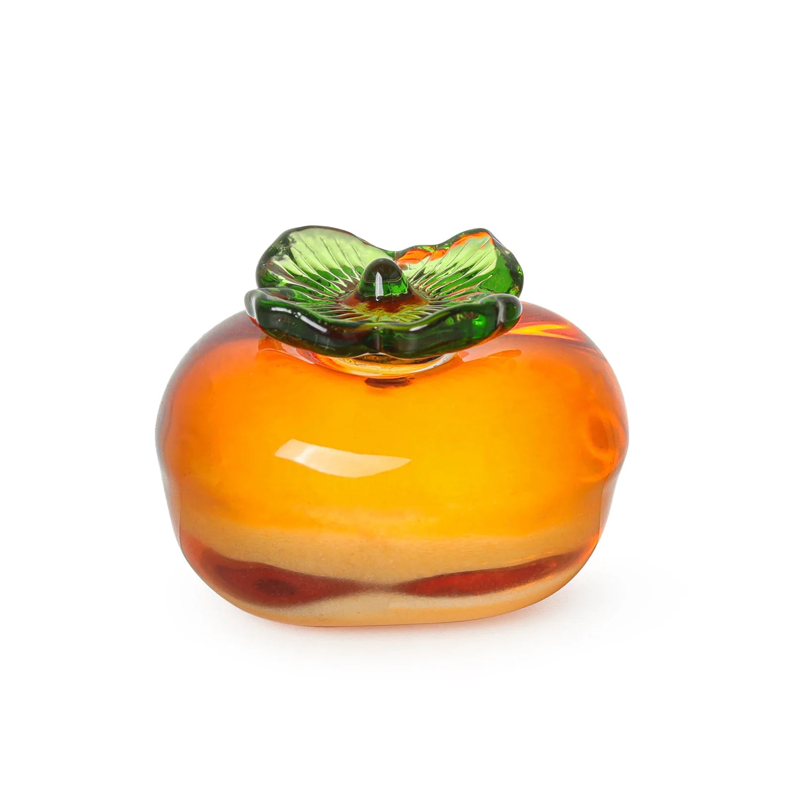 fruit Paperweight with Diamond Natural Stone