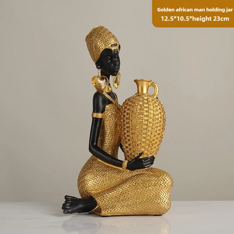 Nubian Grace Artisan Figure