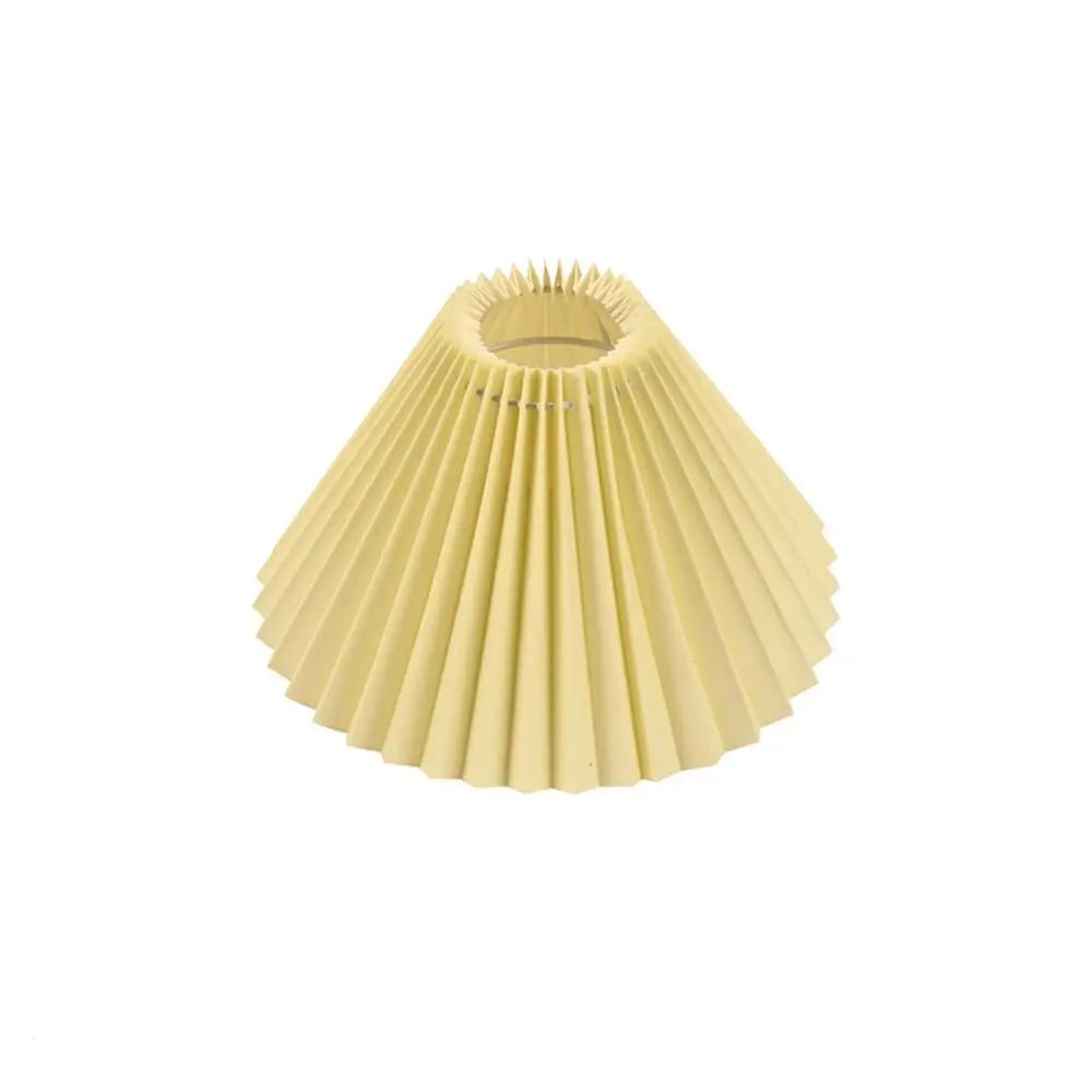 Modern Pleated Lampshade Minimalist Washable Chandelier Cover DIY Retro Table Lamp Cover Pendant Indoor Lighting Accessories