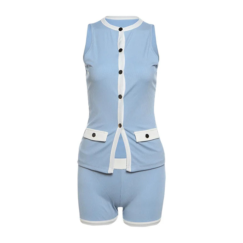 Urban Ribbed Patchwork Set
