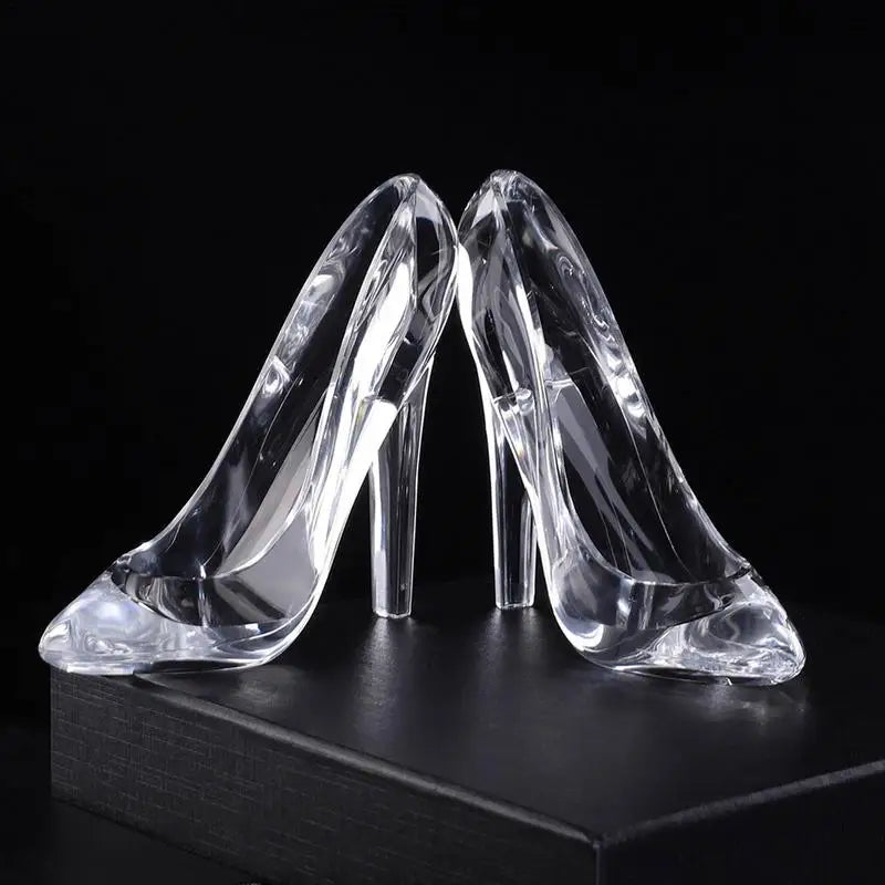 Crystal Elegance Acrylic Heel Décor
