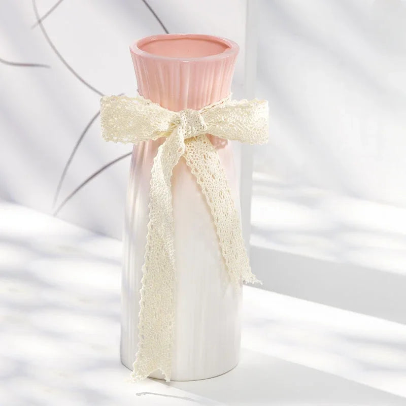 Nordic Bloom Ceramic Vase