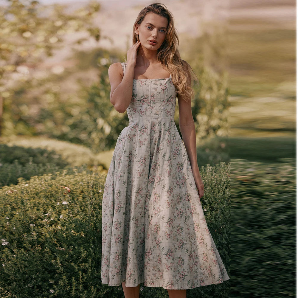 Elegant Blossom Midi
