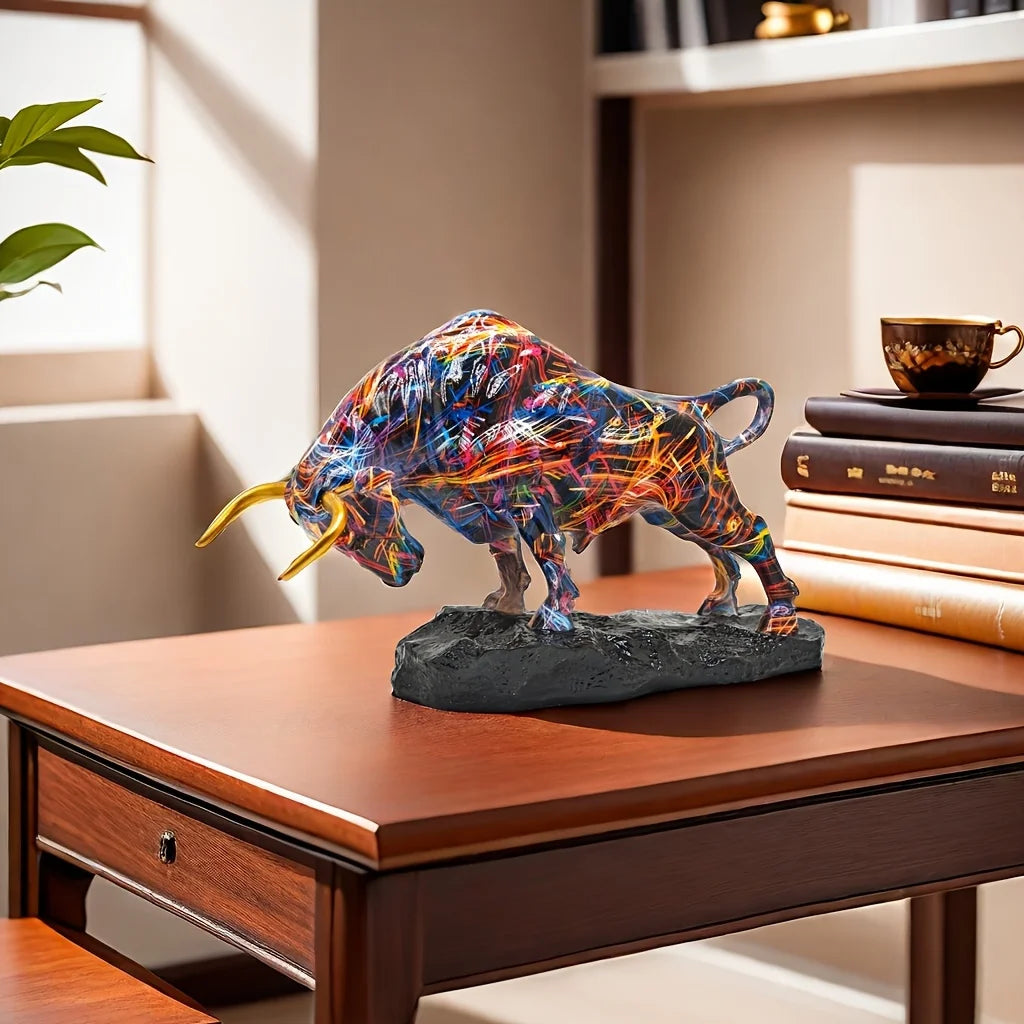 Wall Street Bronze Bull Sculpture