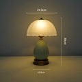 Nordic Retro Ice Crack Desk Lamp High-end Bedroom Bedside Lamp Dormitory Desk Study American Desk Lamp Light Luxury Creativity