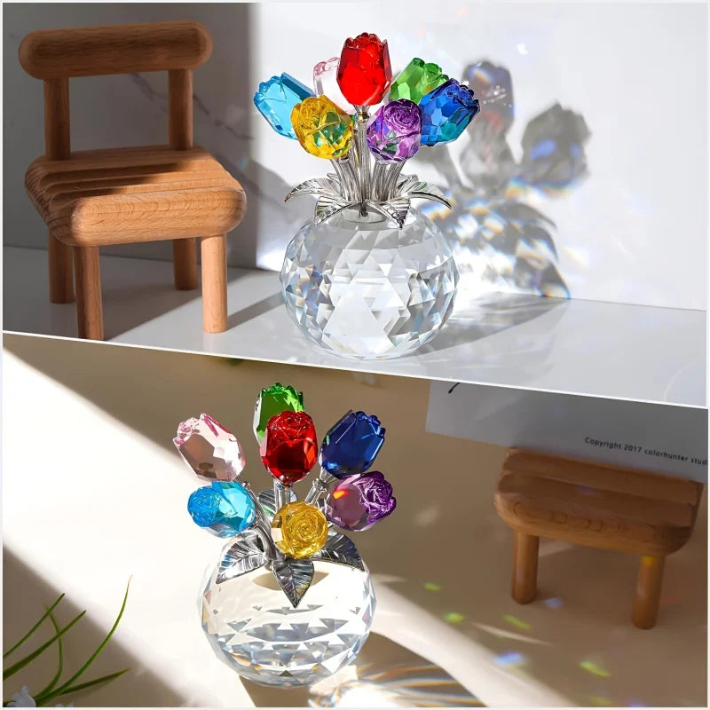 Eternal Bloom Crystal Rose Bouquet