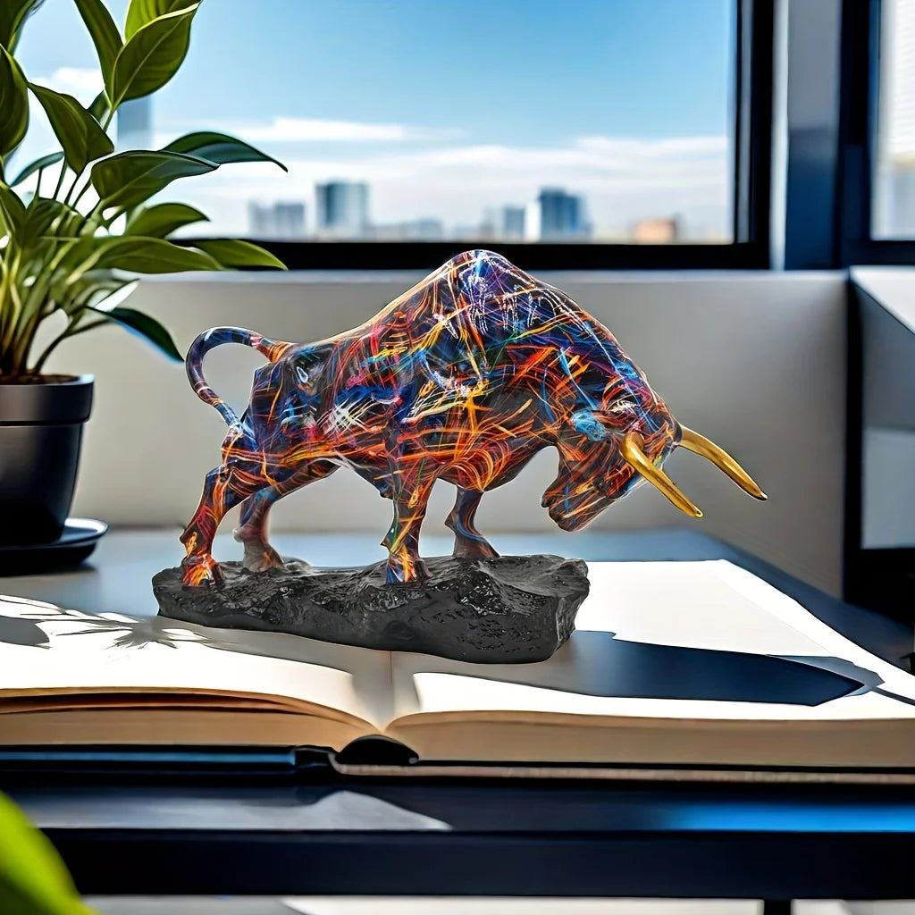 Wall Street Bronze Bull Sculpture