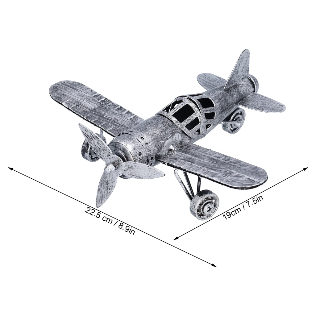 Sky Voyager Vintage Airplane Sculpture