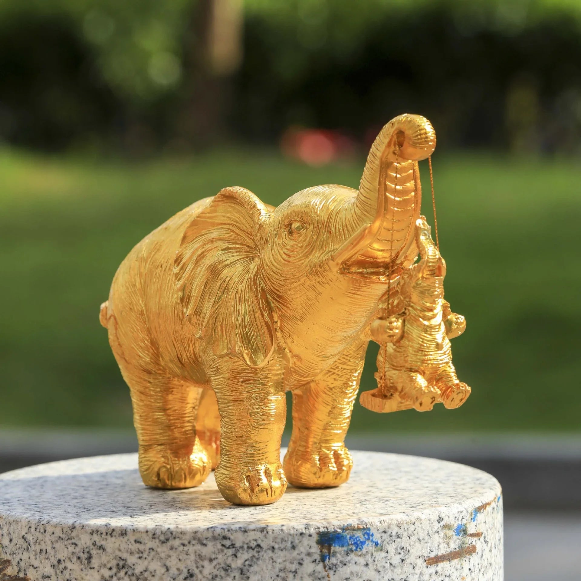 “Bond of Grace Elephant Sculpture”