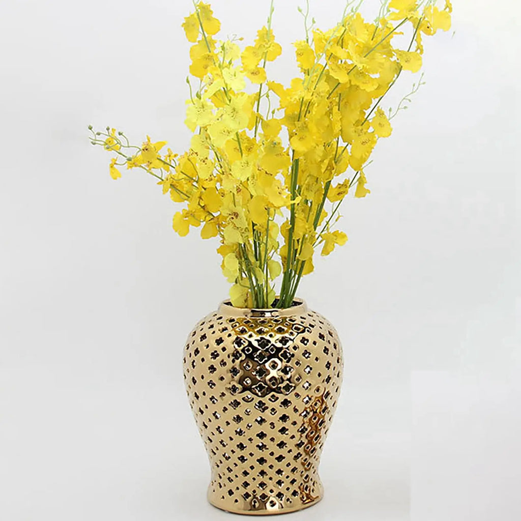 Celadon Bloom Porcelain Vase