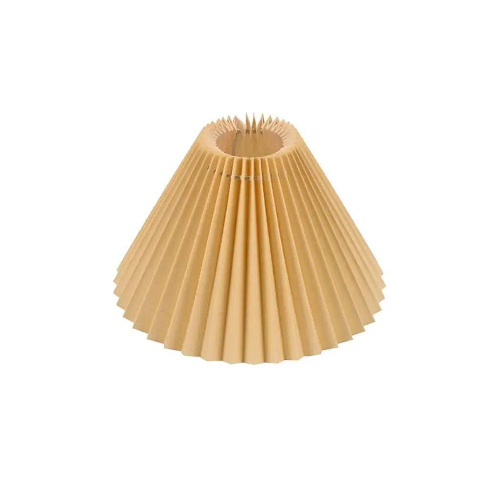 Modern Pleated Lampshade Minimalist Washable Chandelier Cover DIY Retro Table Lamp Cover Pendant Indoor Lighting Accessories