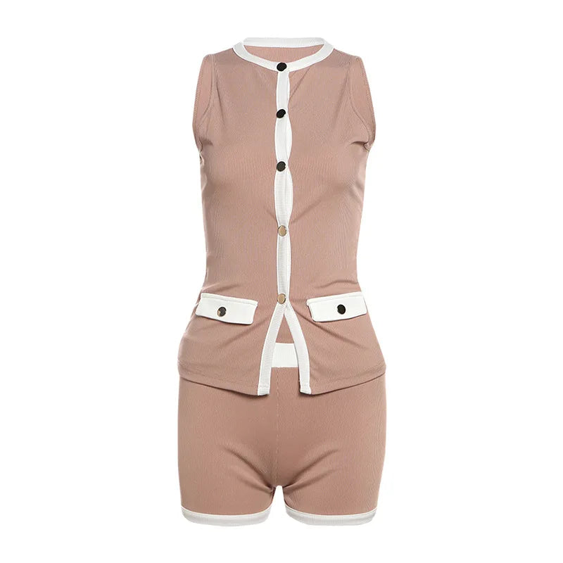 Urban Ribbed Patchwork Set