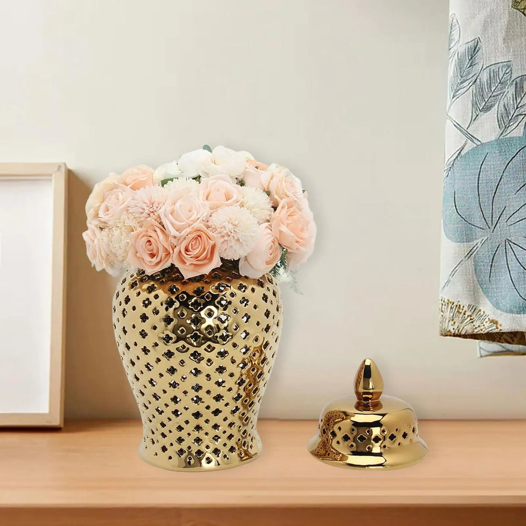 Celadon Bloom Porcelain Vase