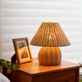 Bamboo Glow Retro Desk Lamp