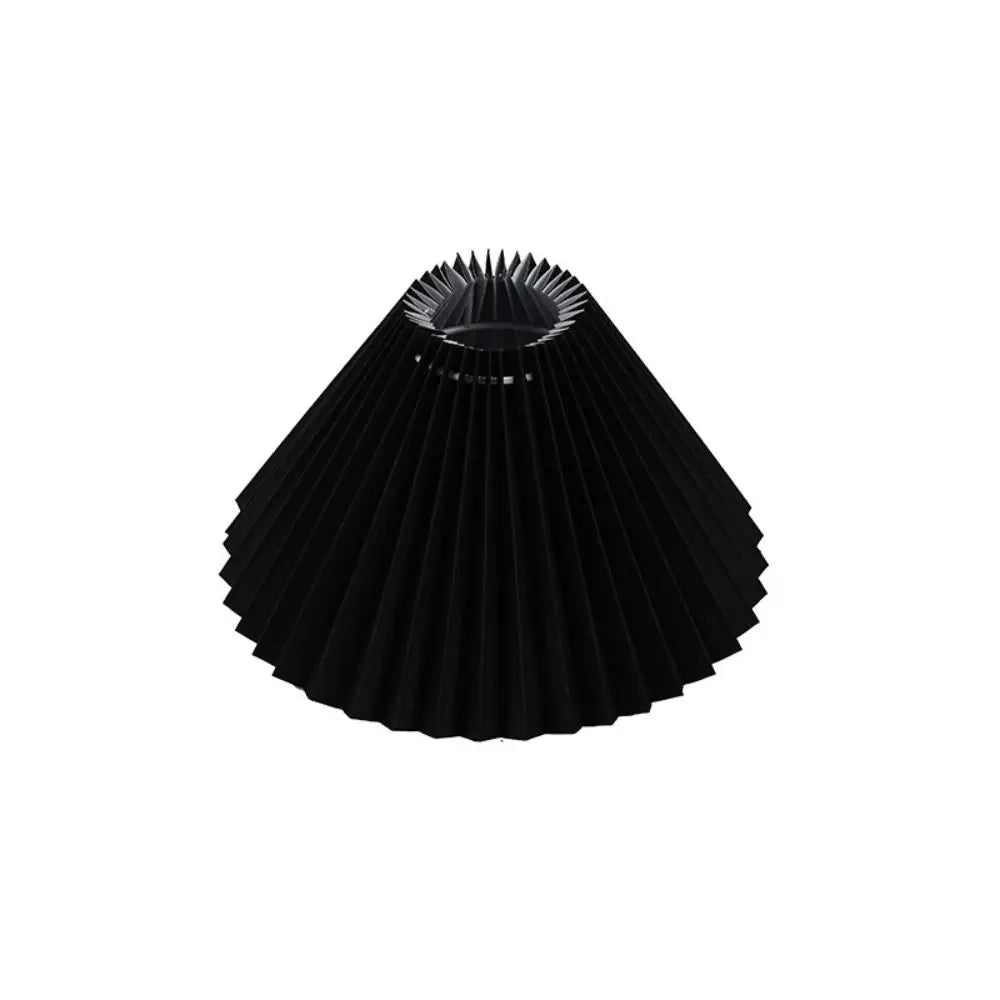 Modern Pleated Lampshade Minimalist Washable Chandelier Cover DIY Retro Table Lamp Cover Pendant Indoor Lighting Accessories