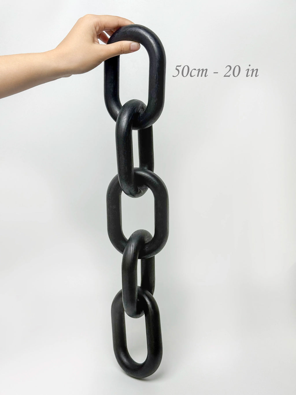 Nordic Harmony Wooden Chain Sculpture