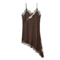Luna Lace Satin Mini Dress