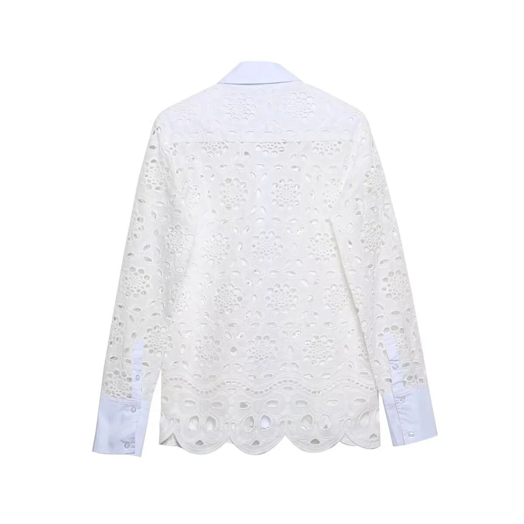 Ivory Bloom Lace Set