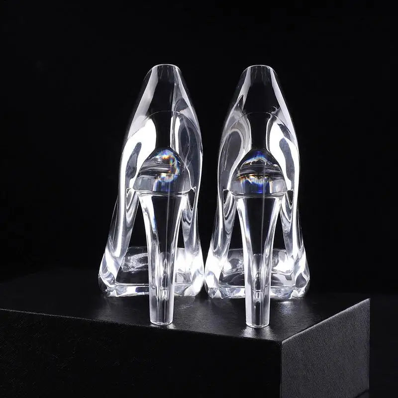 Crystal Elegance Acrylic Heel Décor