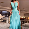 Elysian Lace-Up Evening Maxi