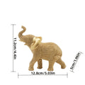 Golden Fortune Elephant Figurine