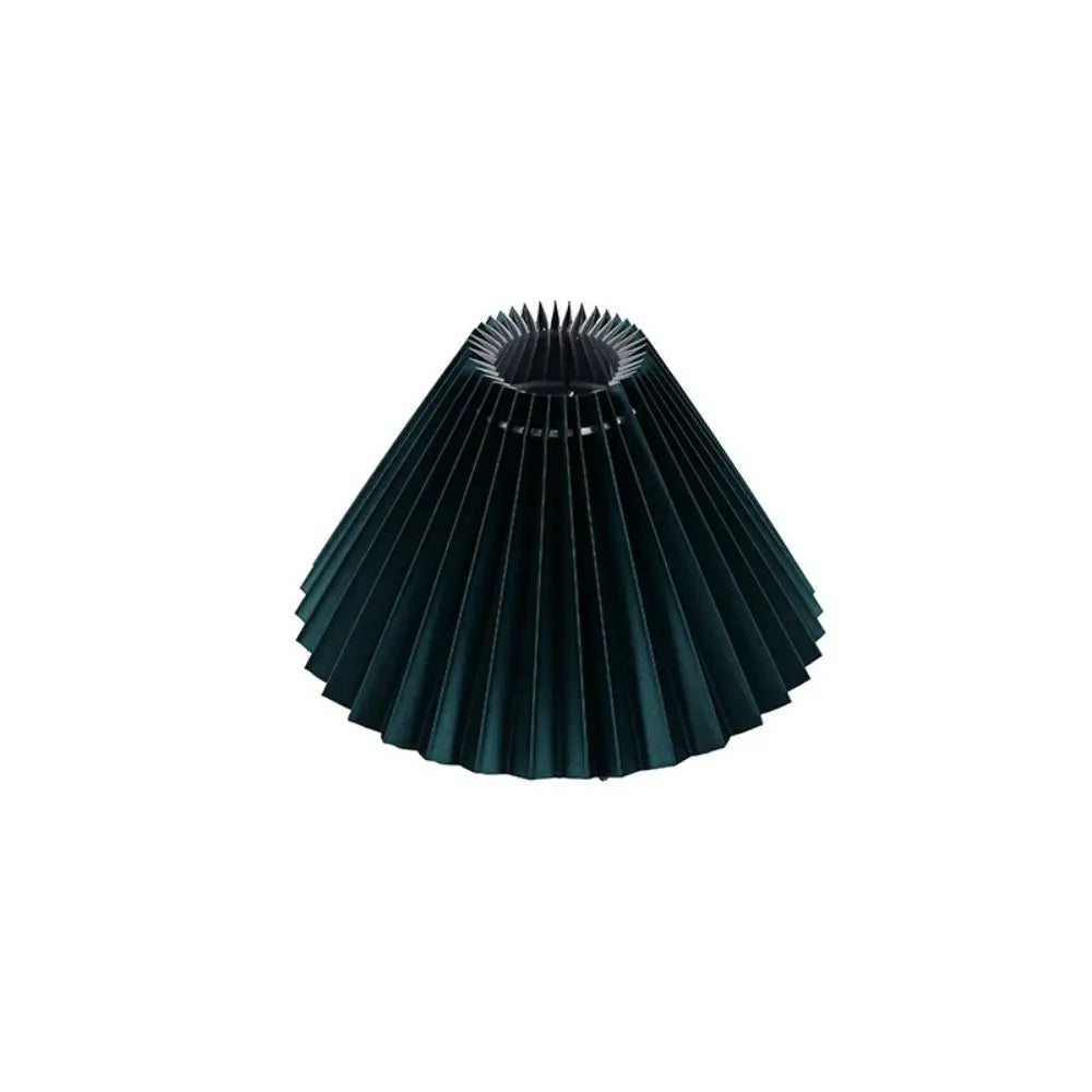 Modern Pleated Lampshade Minimalist Washable Chandelier Cover DIY Retro Table Lamp Cover Pendant Indoor Lighting Accessories
