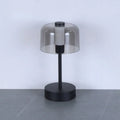 Wireless Metal Retro LED Table Lamp Touch Sensor Dimmable USB Rechargeable Cordless Reading Night Light for Home Bedroom Decor