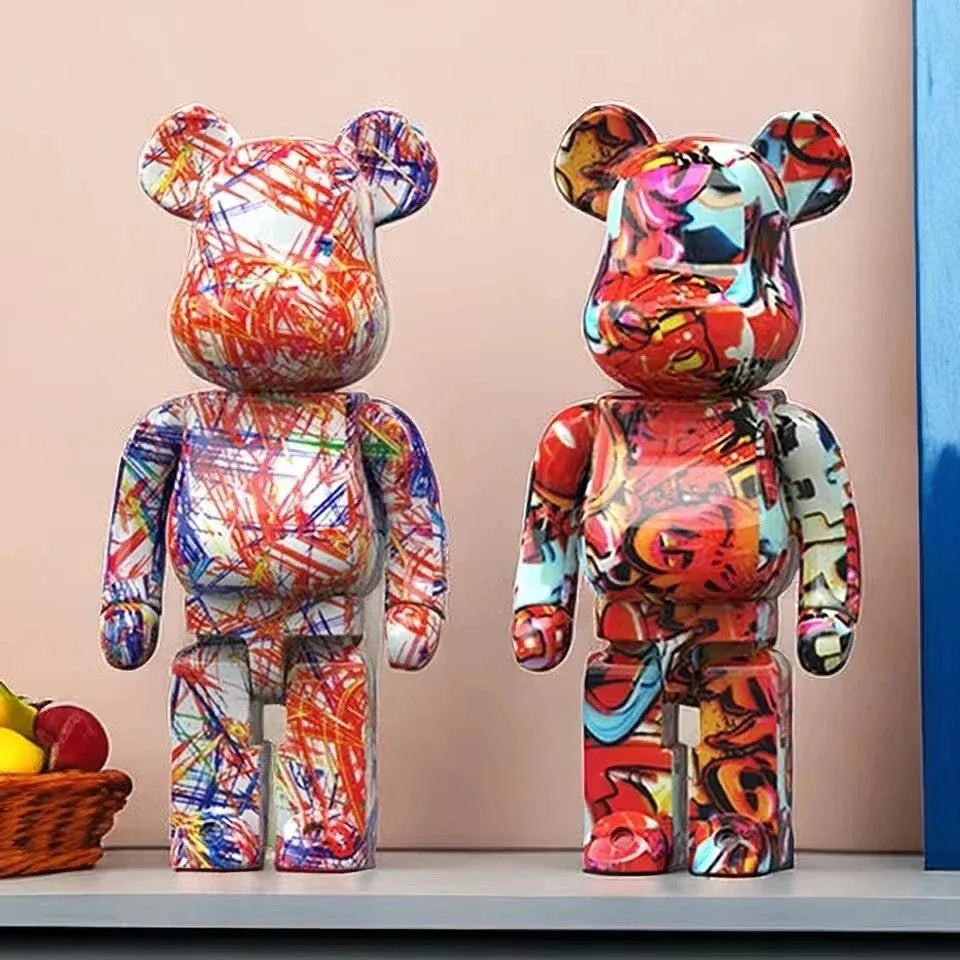 Graffiti Bear Figurine