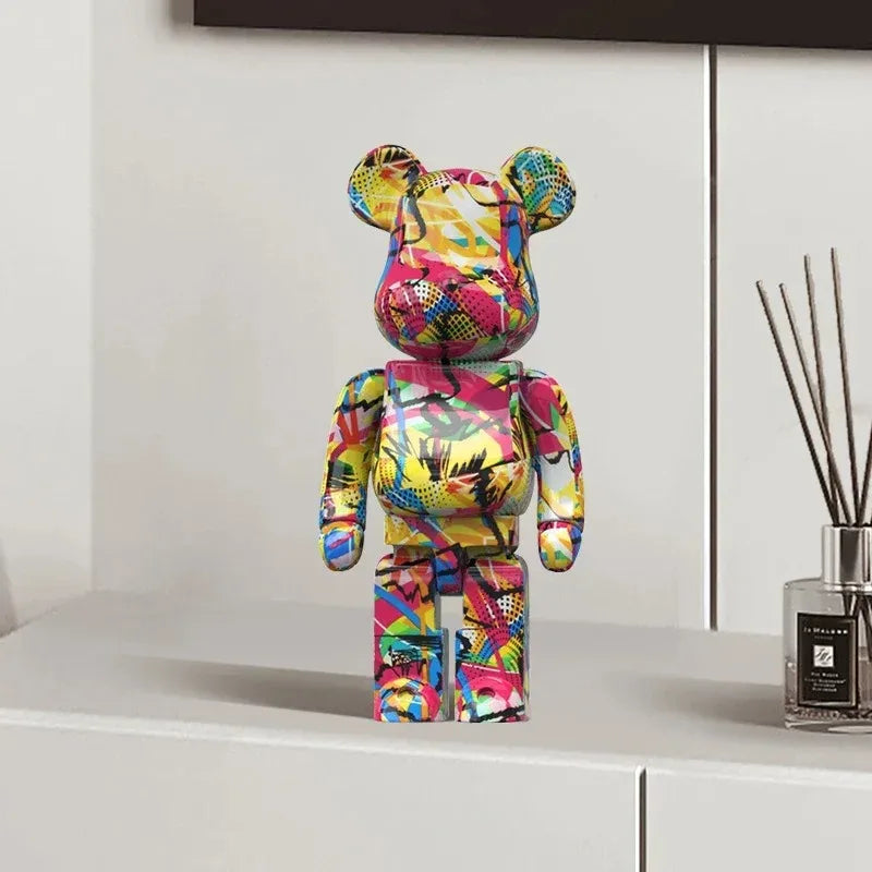 Graffiti Bear Figurine