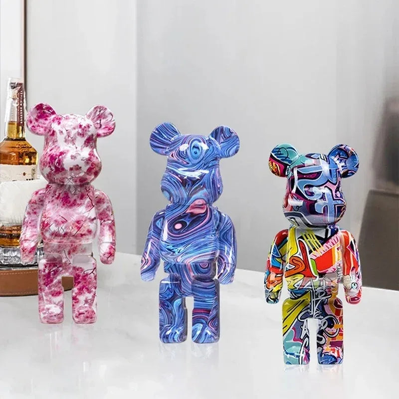 Graffiti Bear Figurine