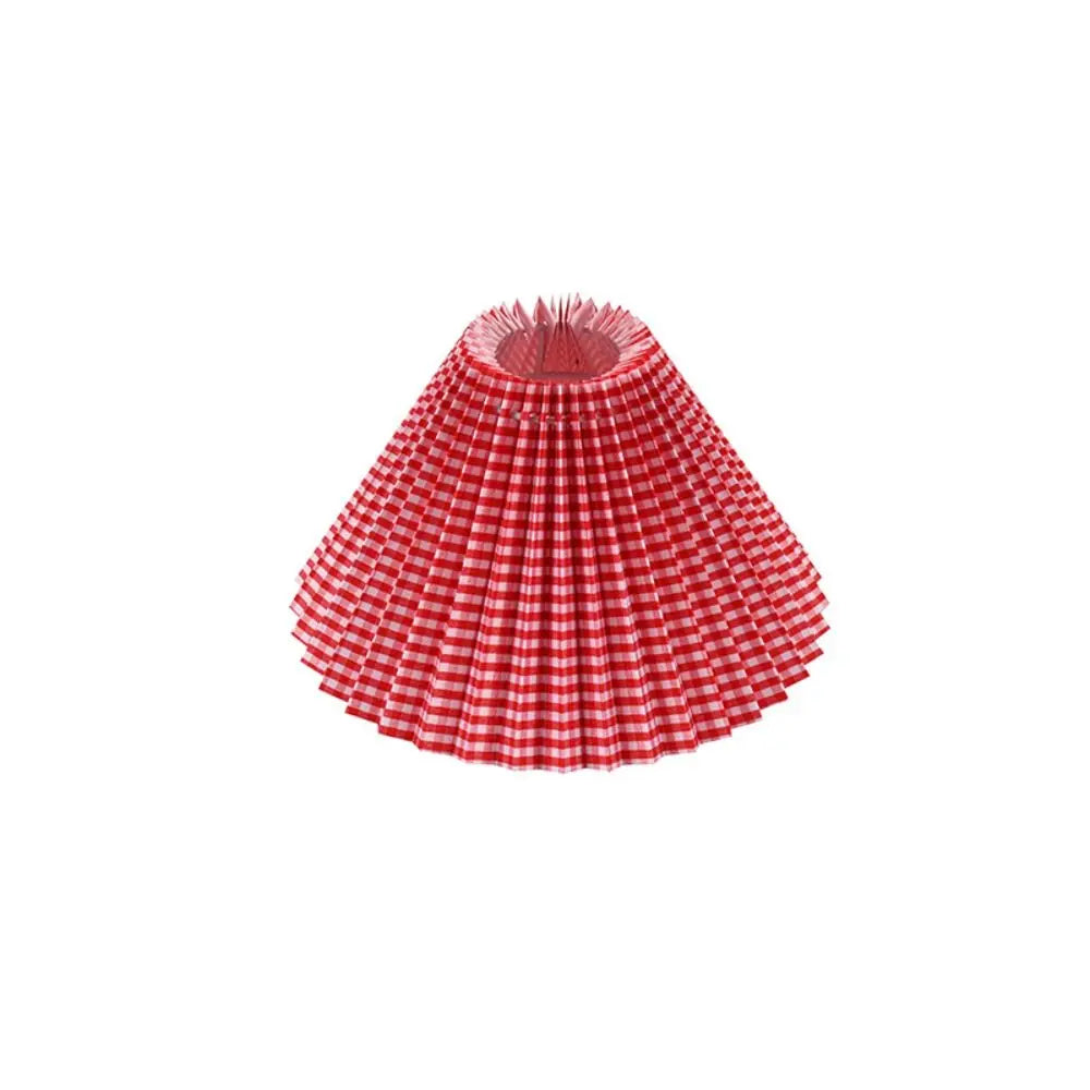 Modern Pleated Lampshade Minimalist Washable Chandelier Cover DIY Retro Table Lamp Cover Pendant Indoor Lighting Accessories