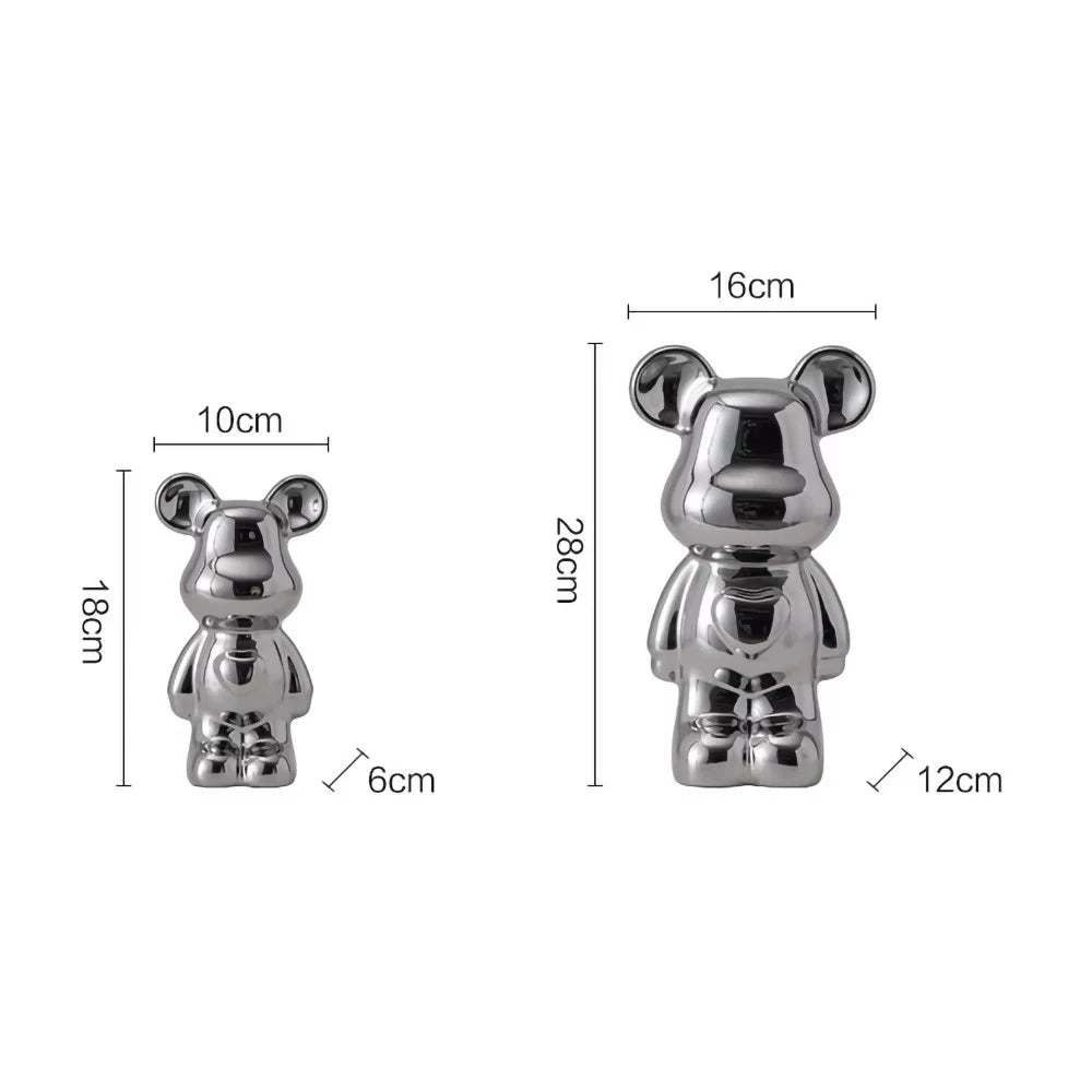 Teddy Luxe Bear Sculpture