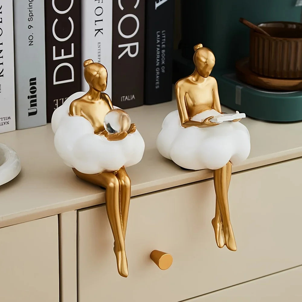 Celestial Cloud Muse Statue